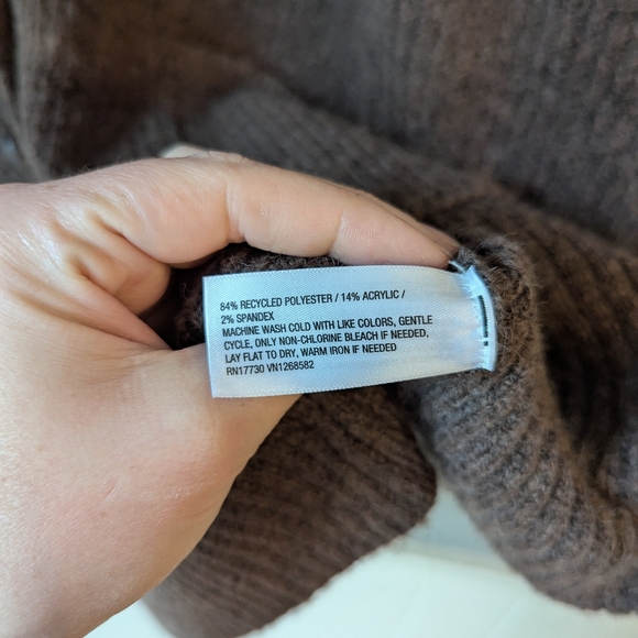 Ava & Viv  Earthy Brown Cardigan Sweater Boho 2x - Picture 6 of 6